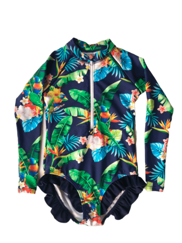 Lorikeet Love Girls Swimsuit (Size 6&8 Only)