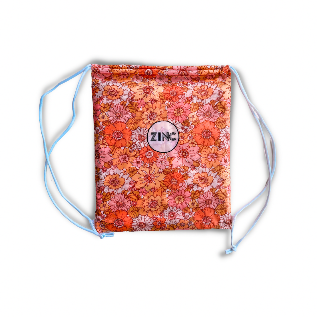 Medium Microsuede Hooded Towel - Retro Floral