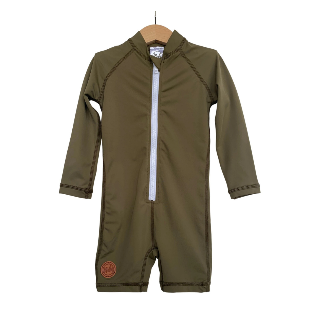 Rashguard Suit - Khaki Olive (Size 5 only)