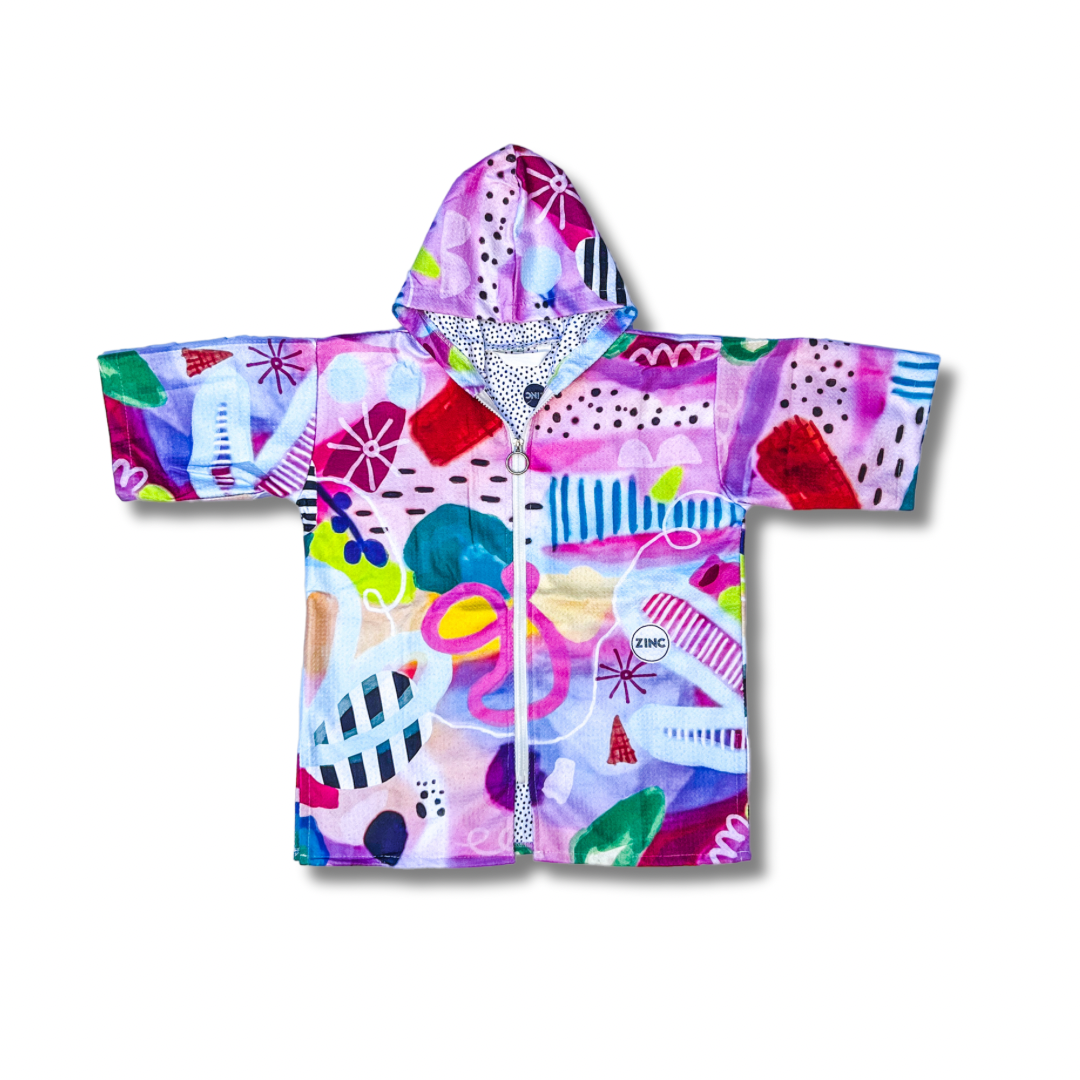 Small ZIP UP Hooded Towel - La La Land