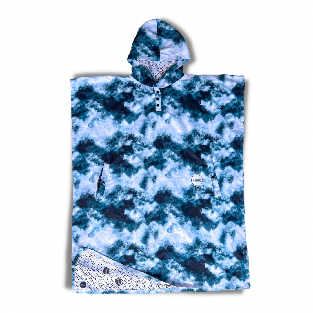 XL Microsuede Hooded Towel - Stormy