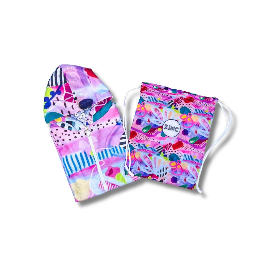 XL ZIP UP Hooded Towel - La La Land
