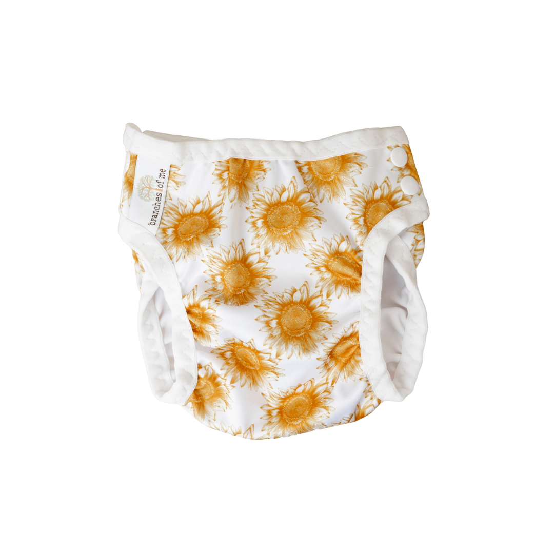 Classic Sunflowers Swim Nappy