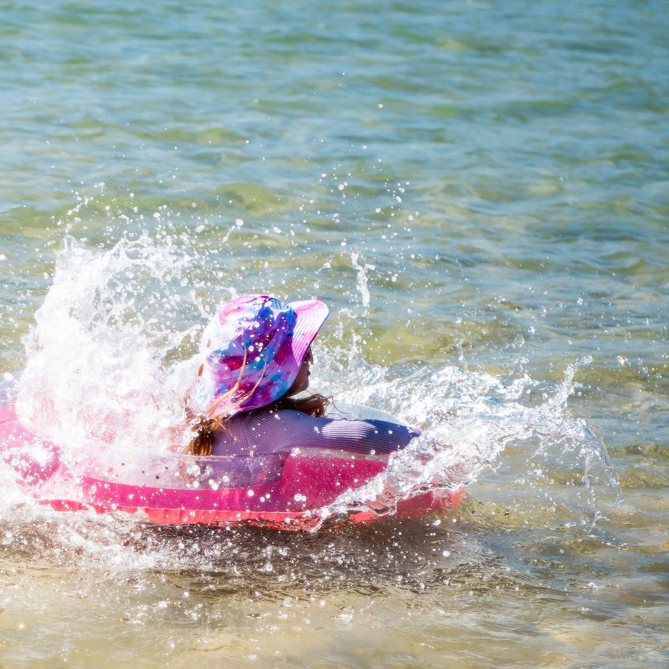 Cotton Candy Swim Hat