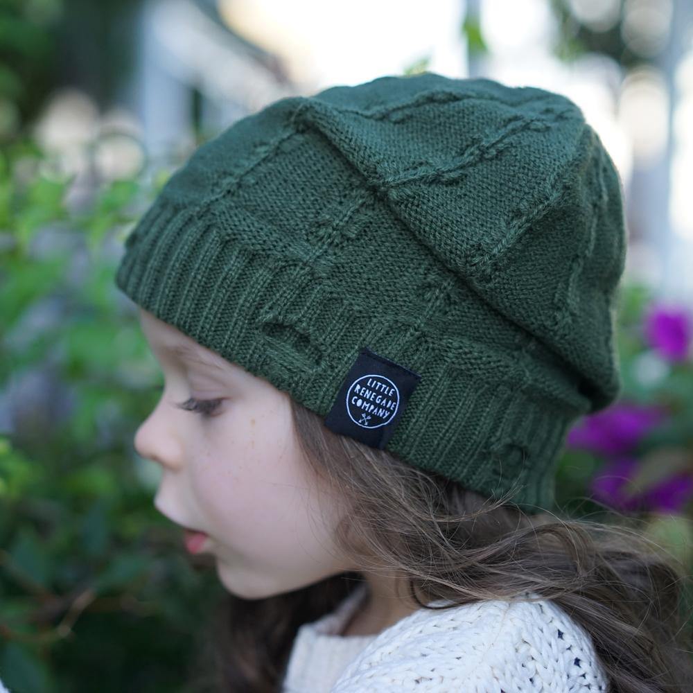 Everest Beanie - Olive Green