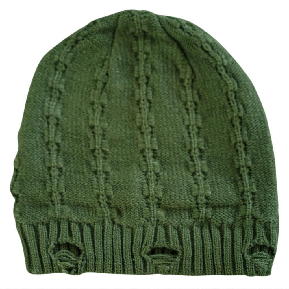 Everest Beanie - Olive Green