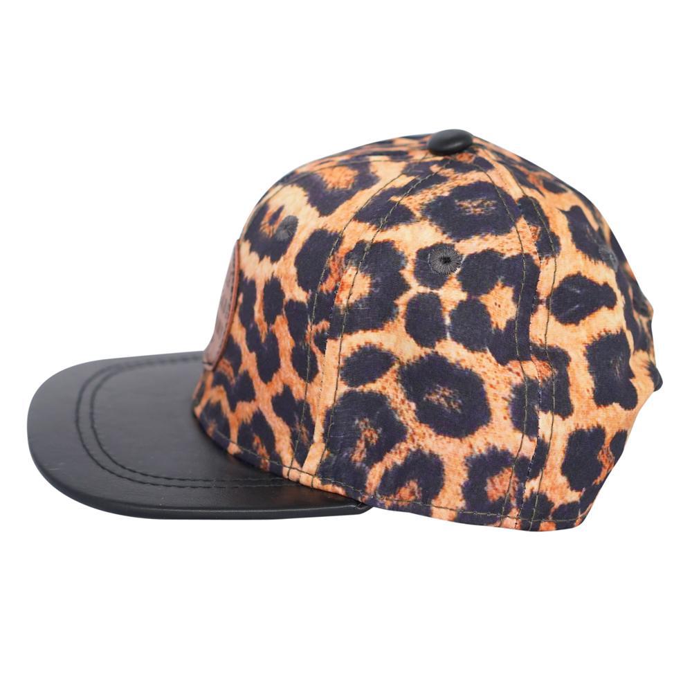 Leopard Print Snap Back Cap (Mini Only)