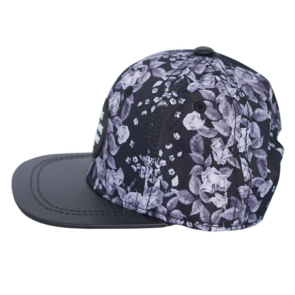 Midnight Blossom Snap Back Cap