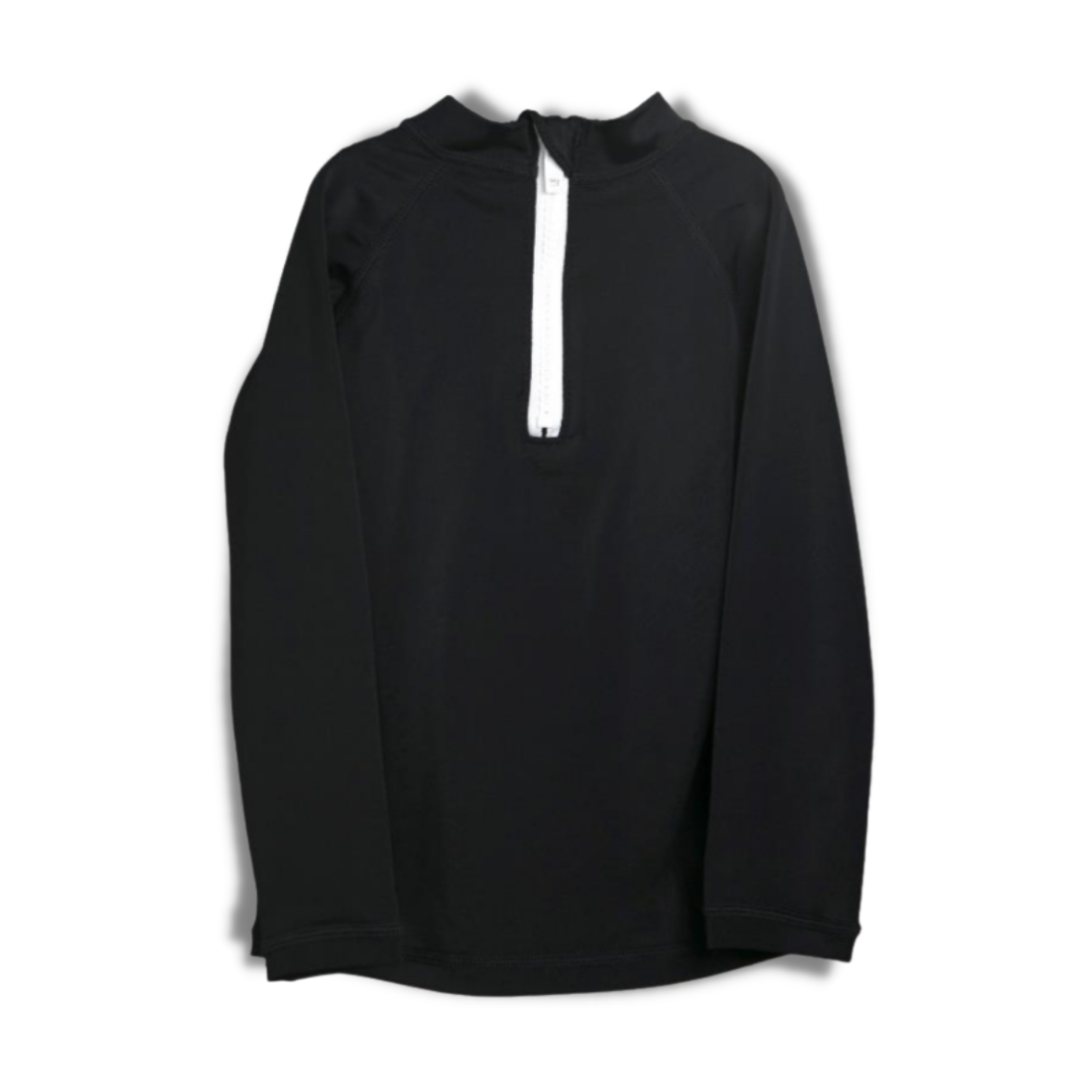 Rashguard Shirt Black (White Logo - Size 1 only)
