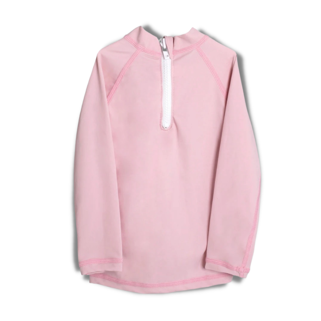 Rashguard Shirt Blush Pink (White Logo)