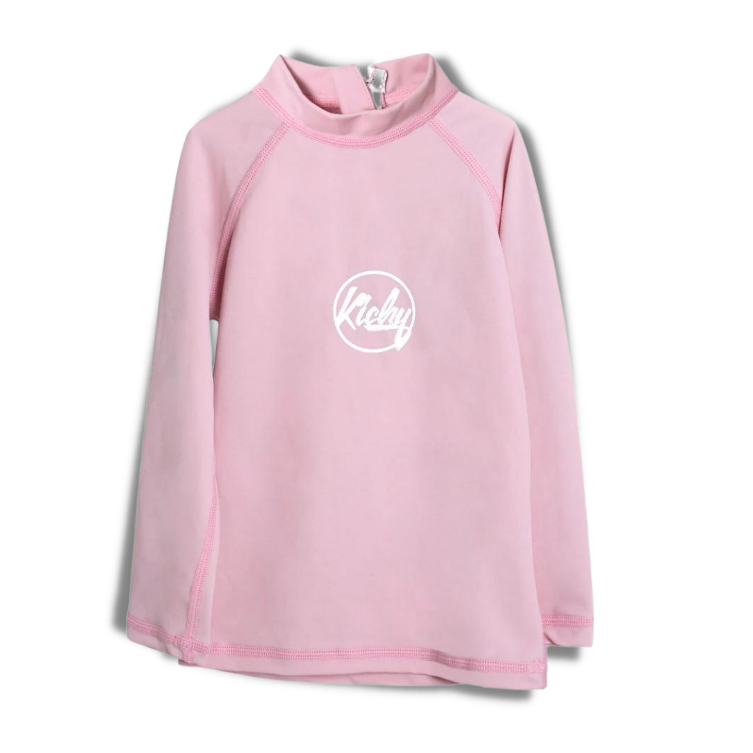 Rashguard Shirt Blush Pink (White Logo)